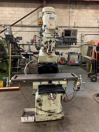 Used 10" X 50", FIRST, LC-185VS, VERTICAL MILLING MACHINE