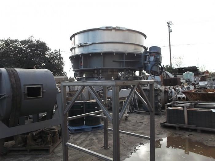 Used Screen, Sweco, 60", S/st, Single Deck, Kason, Mdl K60 #S740058