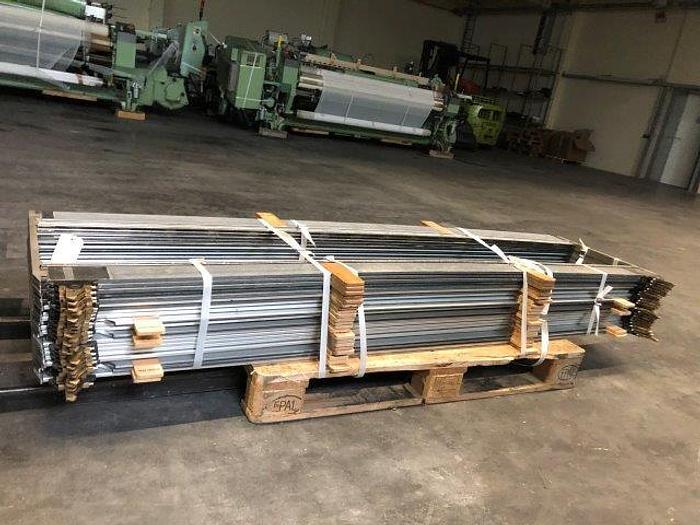 Gebraucht 522 Webschäfte für Dornier Maschinen (teilweise mit Litzen), neuwertig