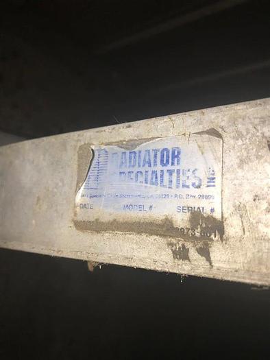 Used Radiator Specialties Cooler 36" X 31" X 4-1/2"