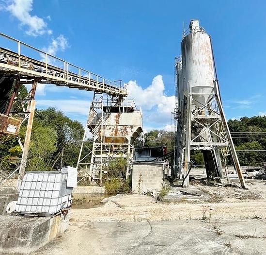 Used Erie Strayer Stationary Concrete Batch Plant
