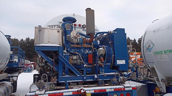 Used 2007 Nitrogen Pump, Bodyload, Peterbilt