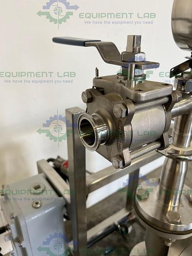 Used Centrifugal Pump 2" x 1.5"   w/ Baldor BW455453 2HP Motor, Drive, Flow Meter