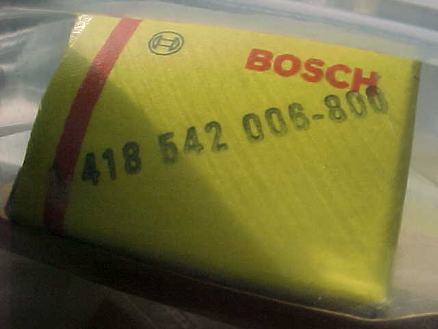 Used BOSCH FUEL VALVES 1 418 542 006 800