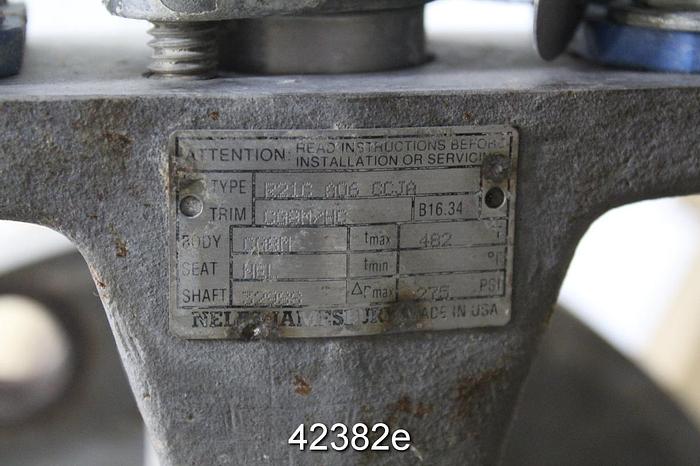 Used Neles Jamesbury 6" Vee Ball Valve #42382