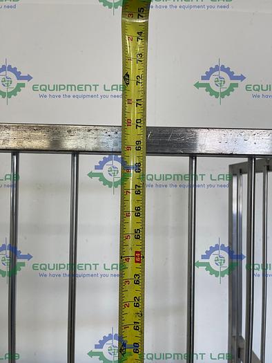 Used 60" x70" x22" Aluminum Cart/Cage w/ Wheels