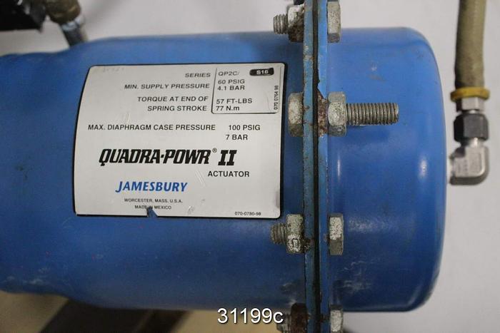 Used Neles Jamesbury 4" V-Ball Control Valve #31199