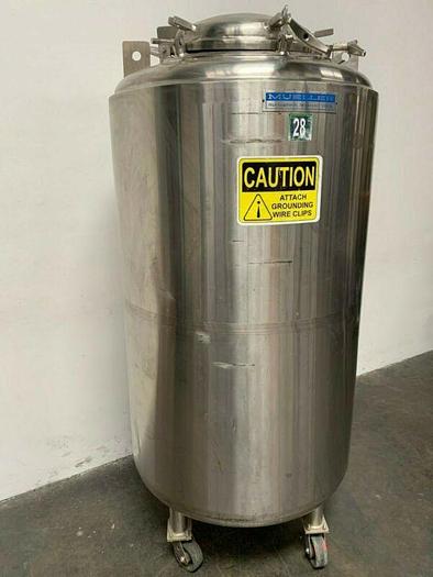 Used Paul Mueller 1100 Liter- F Stainless Steel Triple Jacketed Reactor 50 PSI