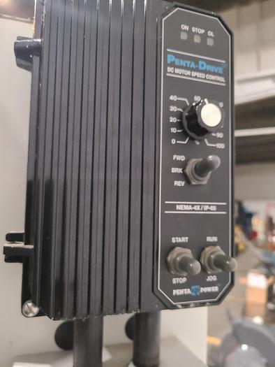 Used P/A Industries Dual Motorized Stock Feed Reels with Antenna Feed Control