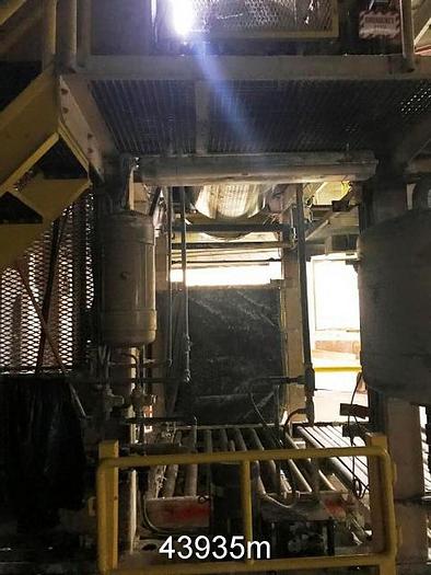 Used Andritz Wet Lap Line. 80" Belt Press with Steel Frame #43935