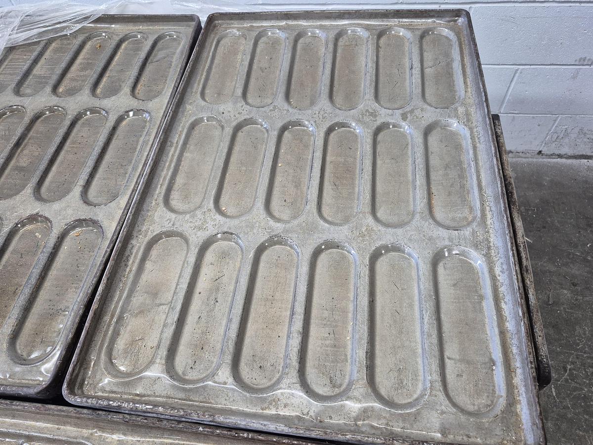 Used 18-Pocket Hotdog Bun Pan 