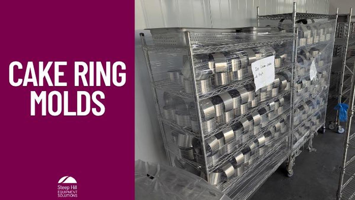 Used Stainless Steel Ice Cream Cake Ring Molds
