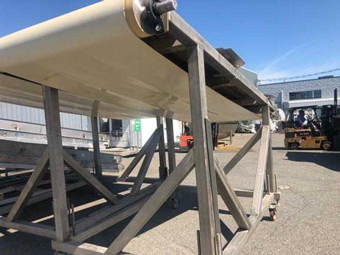 Used 14'L x 5'W Belt Conveyor