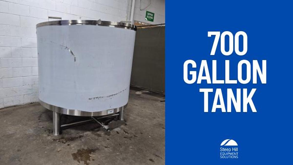 Used 700 Gallon Processing Tank