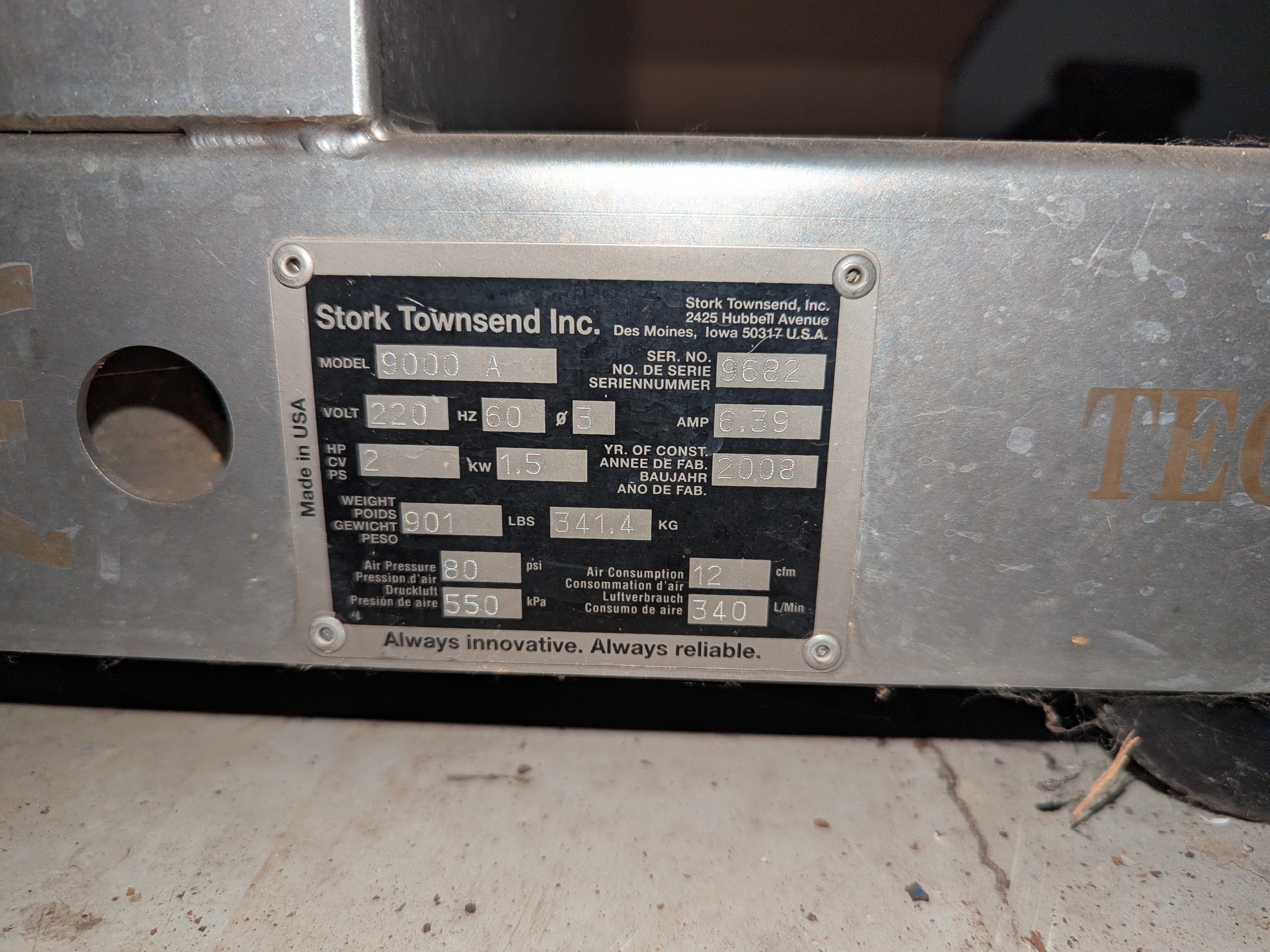 Used Townsend 9000A Skinner