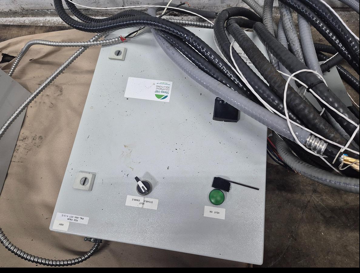 Used Dual Unit Heater System w/ Thermostat & C02 Detector