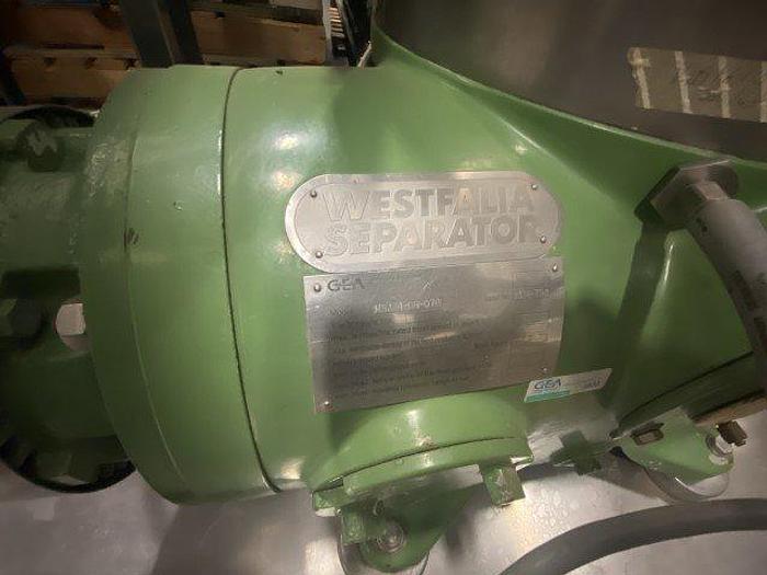 Used GEA Westfalia MSA14 Centrifuge Separator