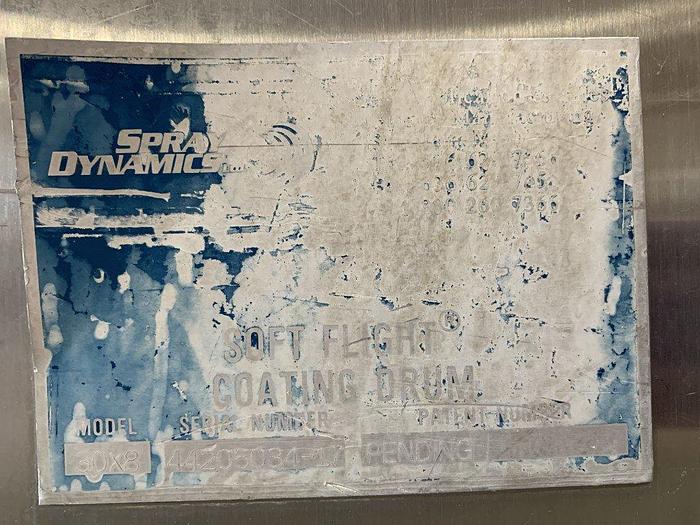 Used Spray Dynamics Soft Flight® Coating Drum