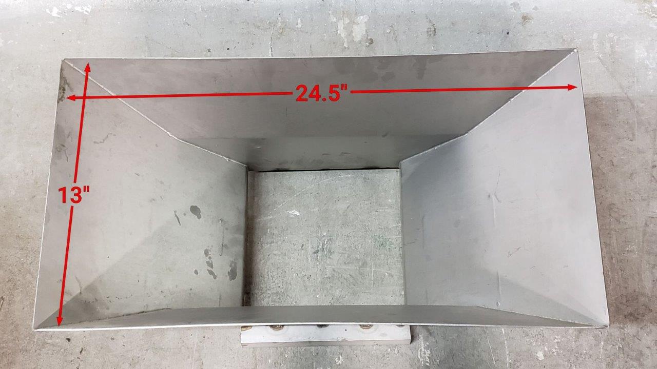 Used 9 Gallon SS Hopper