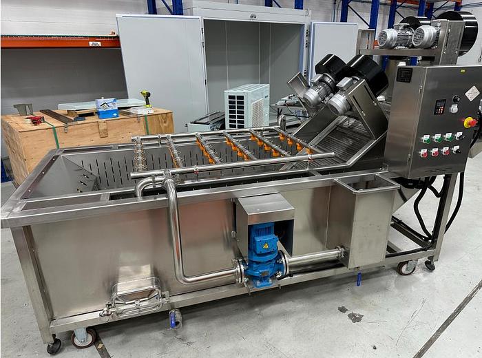 Used Bubble Washer & Dewatering Machine