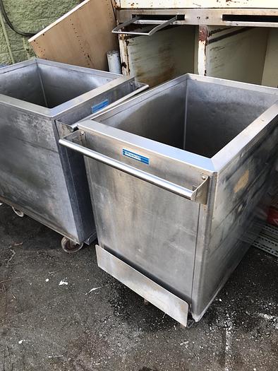 Used Kloppenberg 200L Insulated SS Bins