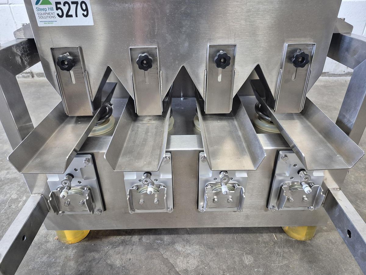 Used 4-Lane Linear Bucket Scale