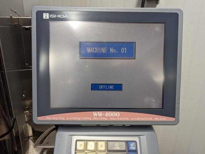 Used Ishida WM-4000 Auto Tray Wrapper