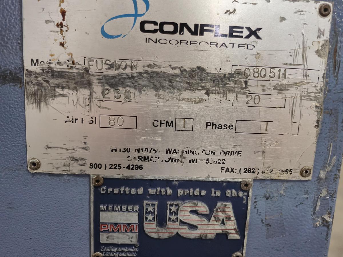 Used Conflex Fusion Automatic Side Seal Shrink Wrapper