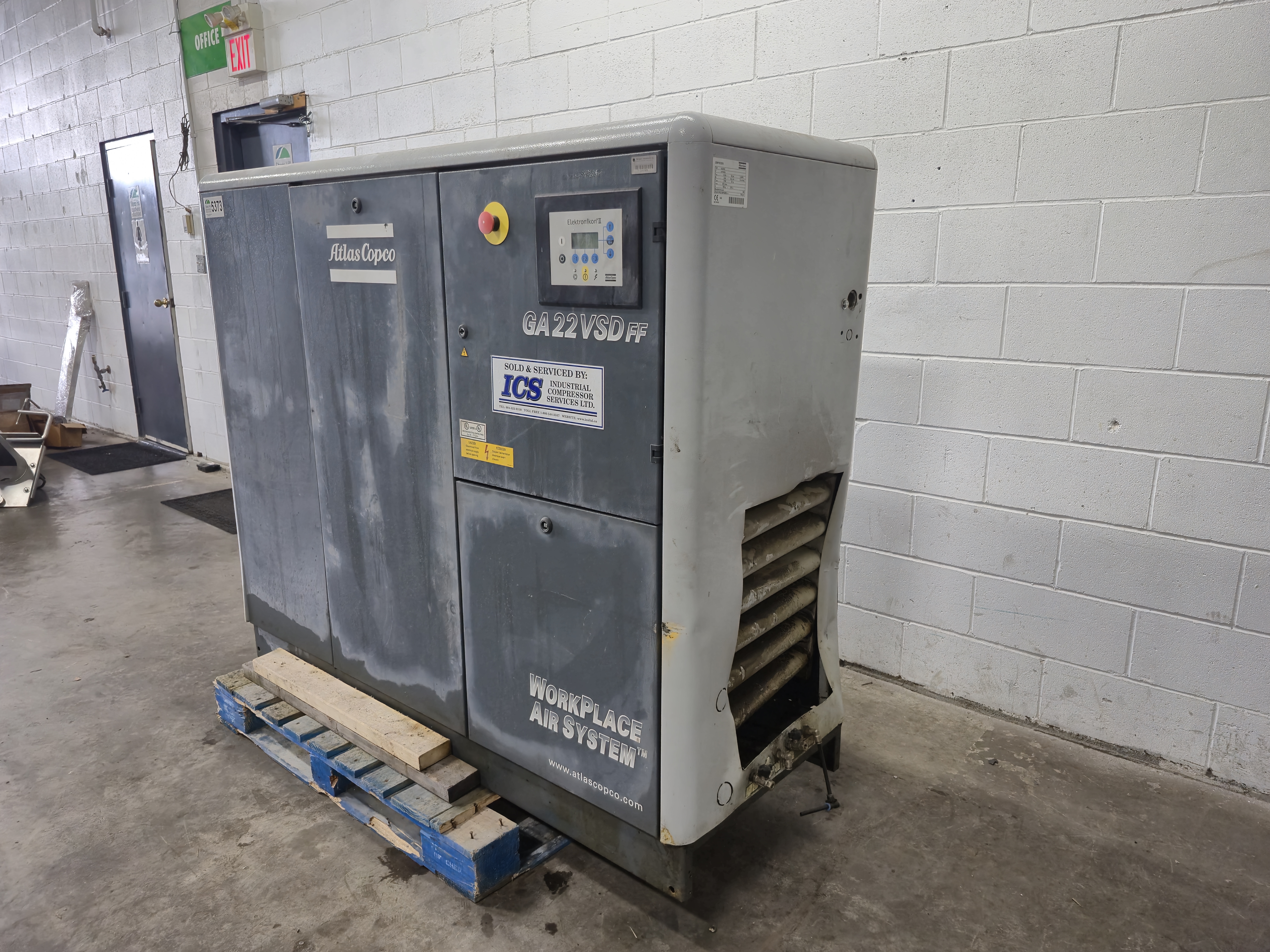Used Atlas Copco GA22VSD Air Compressor
