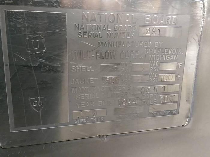 Used 300 Gallon Jacketed Paddle Blender