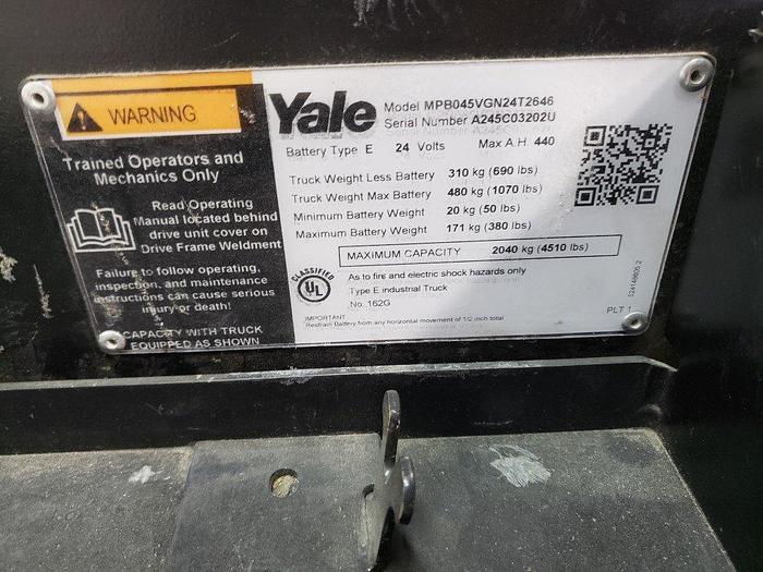 Used Yale MPB045VG Walkie Pallet Jack