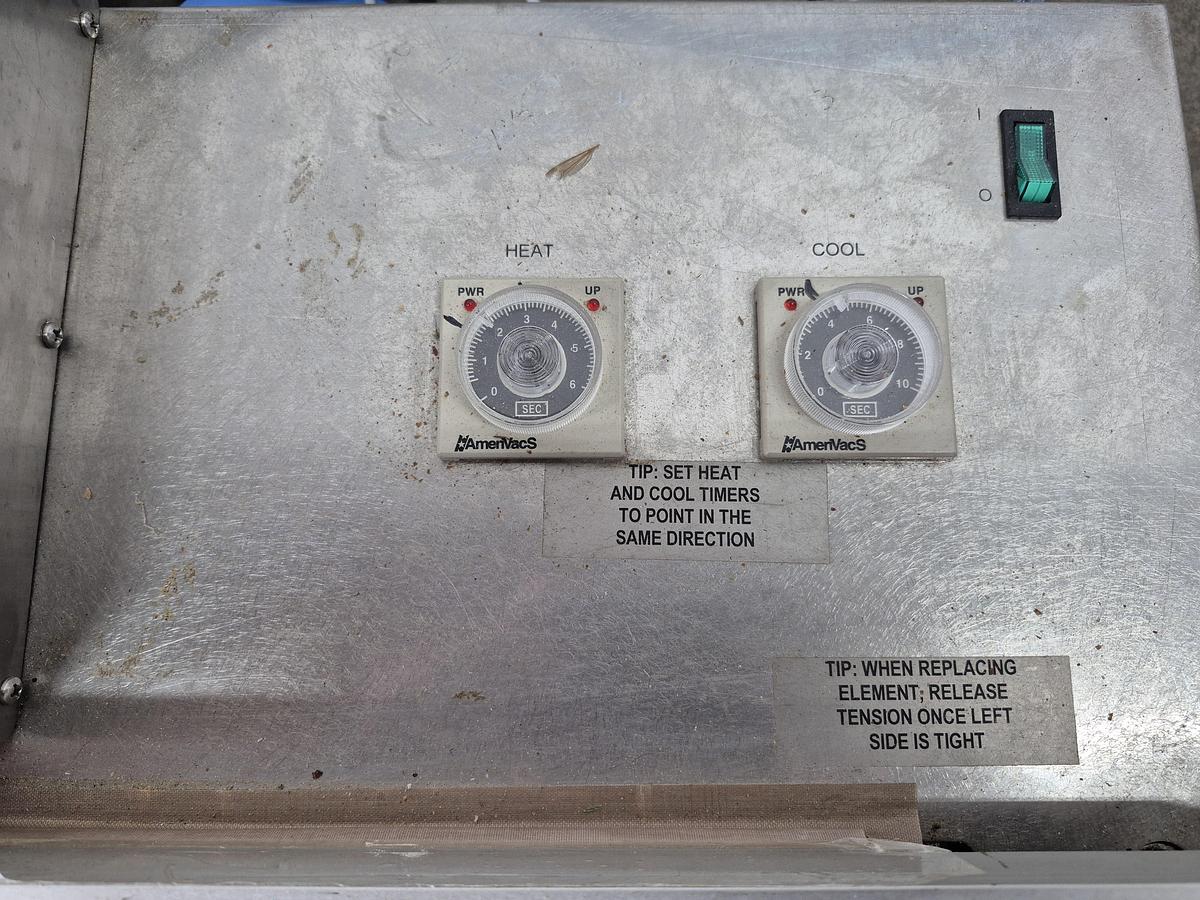 Used AmeriVacS AVS-20 Vacuum Impulse Heat Sealer