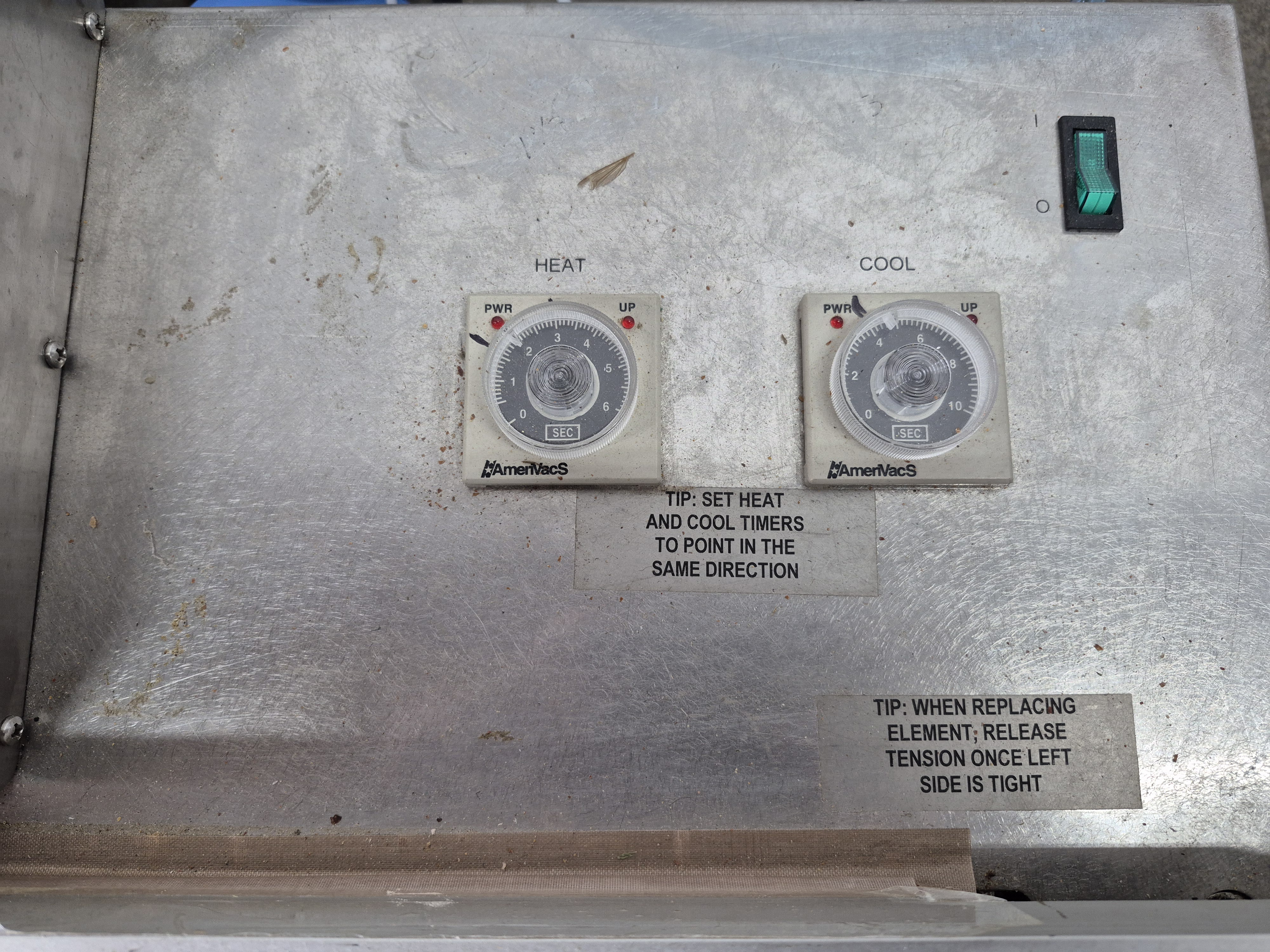 Used AmeriVacS AVS-20 Vacuum Impulse Heat Sealer