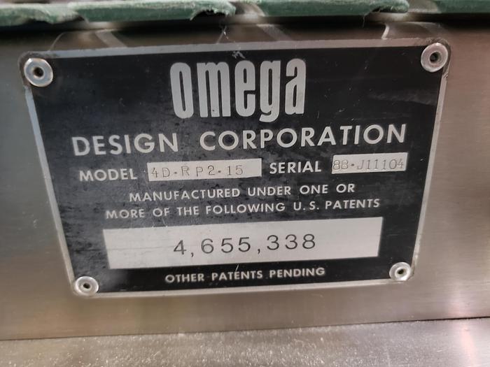 Used Omega 4D-RP2-15 SS Bottle Unscrambler