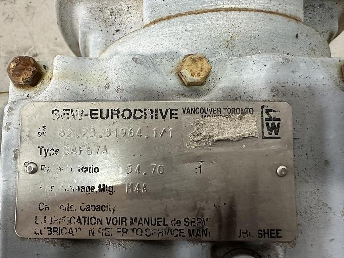 Used Sew-Eurodrive 1.5HP Gear Motor