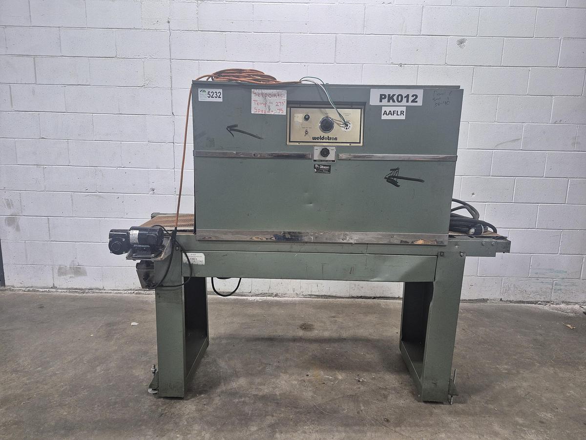 Used Weldotron 7121 Shrink Tunnel