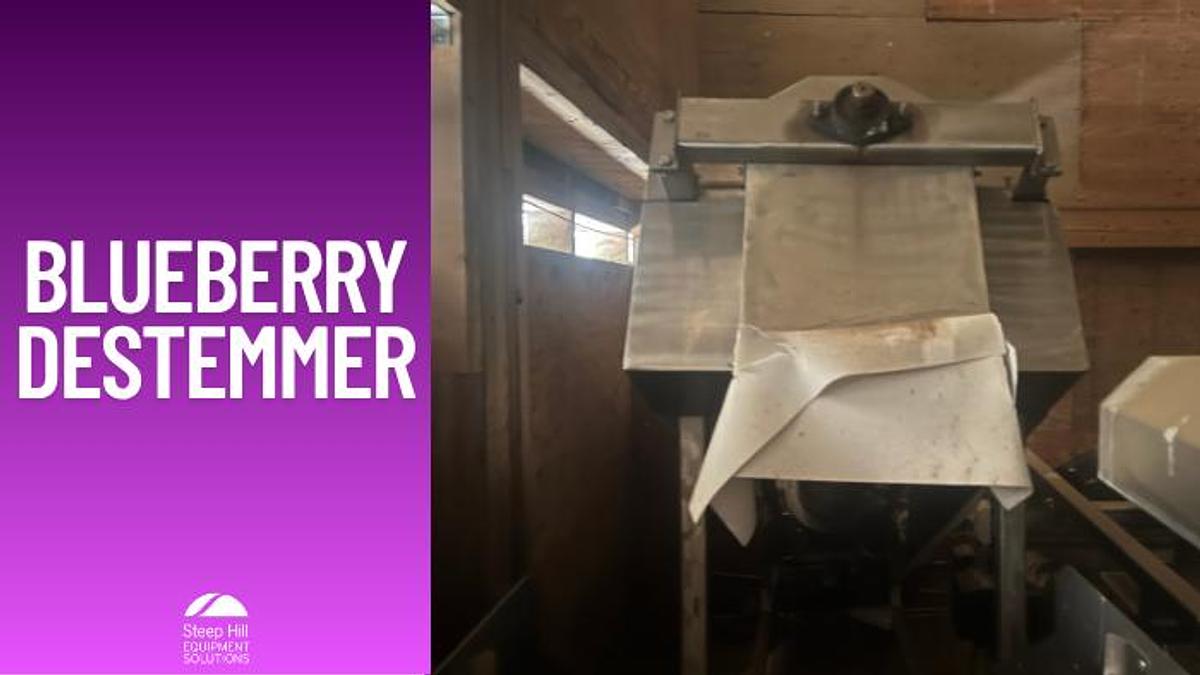 Used Blueberry Destemmer
