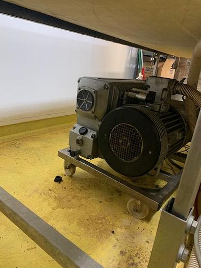 Used Double Chamber Vacuum Packager with Dip Tank