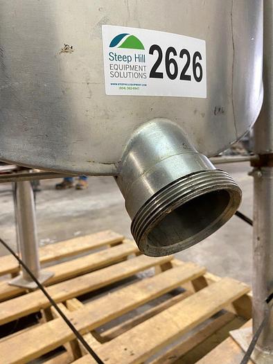 Used 90 Gallon SS Slope-Bottom Tank