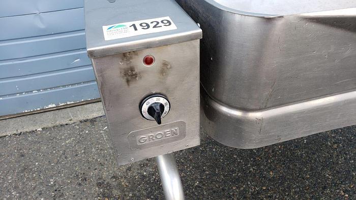 Used Groen Electric 20-Gallon Braising Pan with Manual Tilt