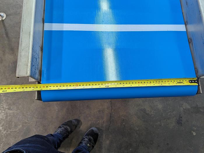 Used Custom 10' Conveyor with Removable Packaging Tables