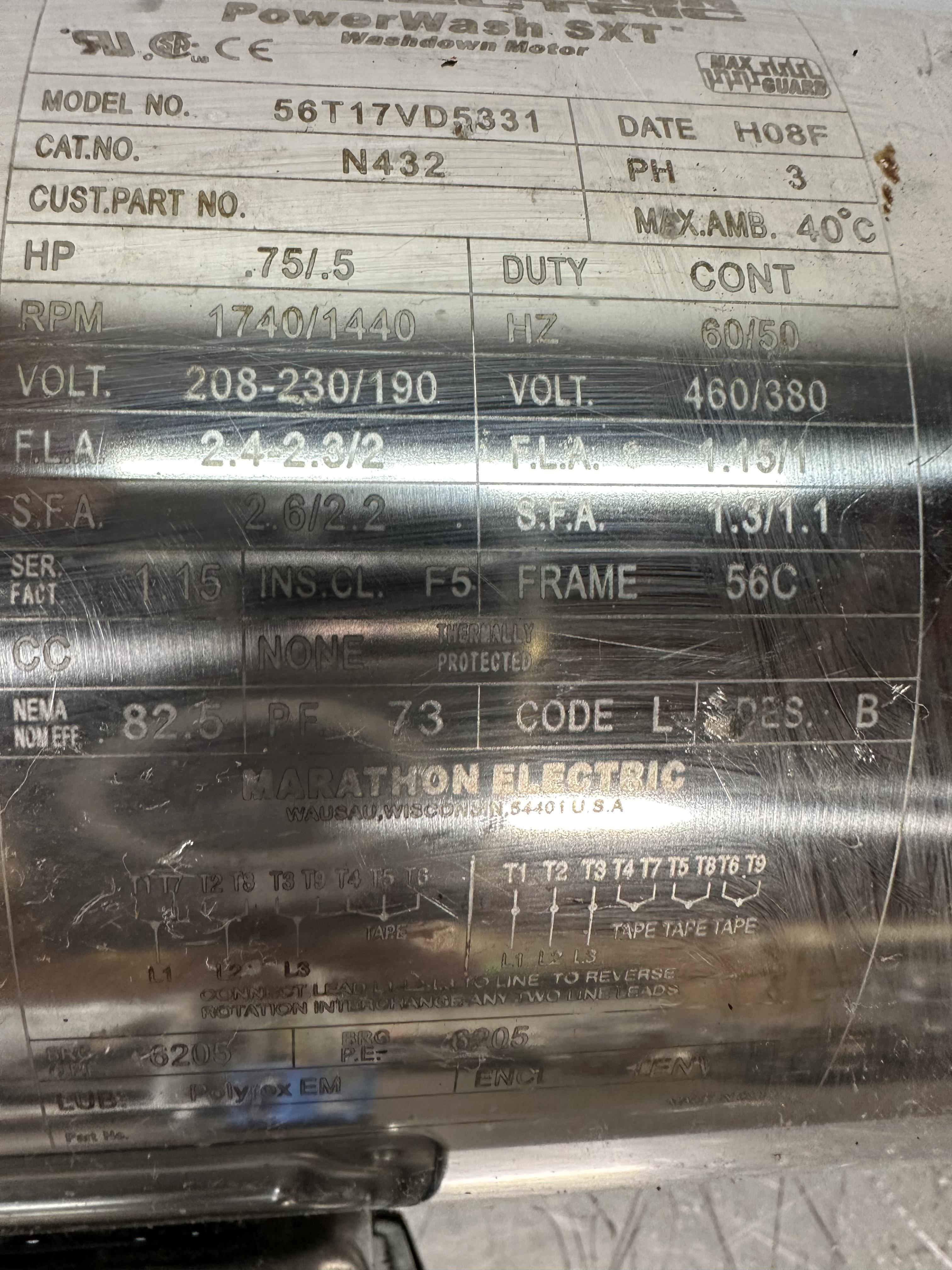 Used Lightnin Mixer Drive and Motor