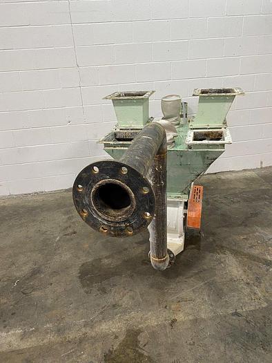 Used Nishimura Divide Hopper with Kice Airlock