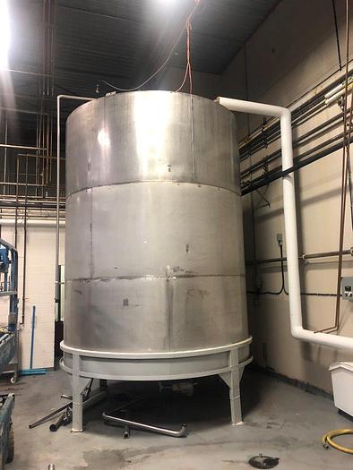 Used 6500 Gallon SS Pipe-Heated Tank