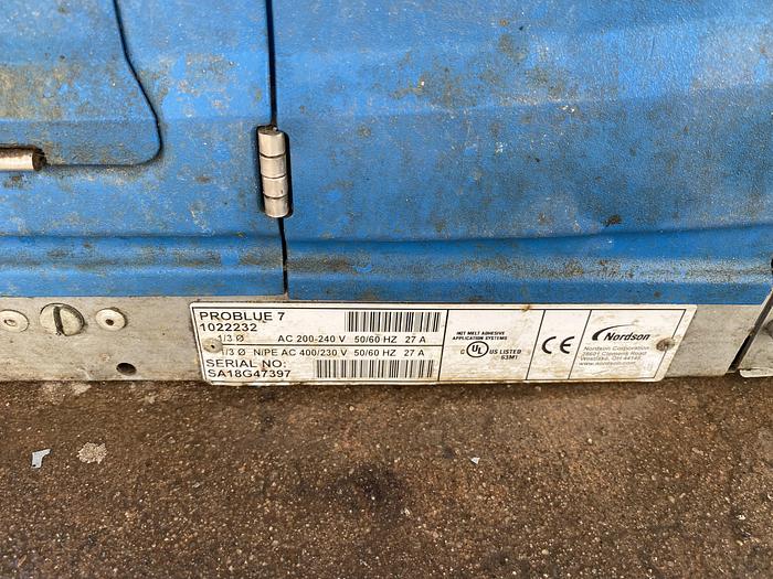 Used Nordson ProBlue 7 Hot Melt Glue System