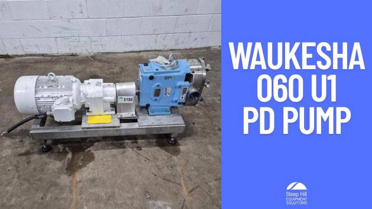 Used SPX Waukesha Cherry-Burrell Positive Displacement Pump
