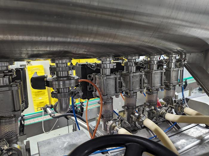 Used Acasi 8-Head Piston Filler & Inline Capper