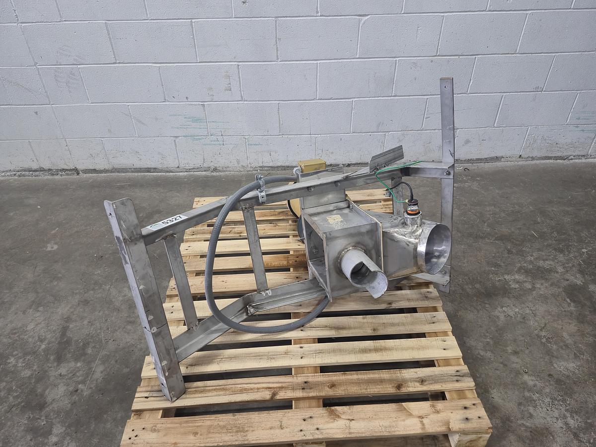 Used Flexicon Auger Drive Head with Inline Diverter Discharge Chute