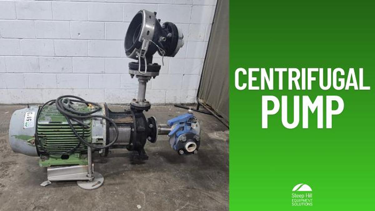 Used Grundfos Single-Stage End-Suction Centrifugal Pump