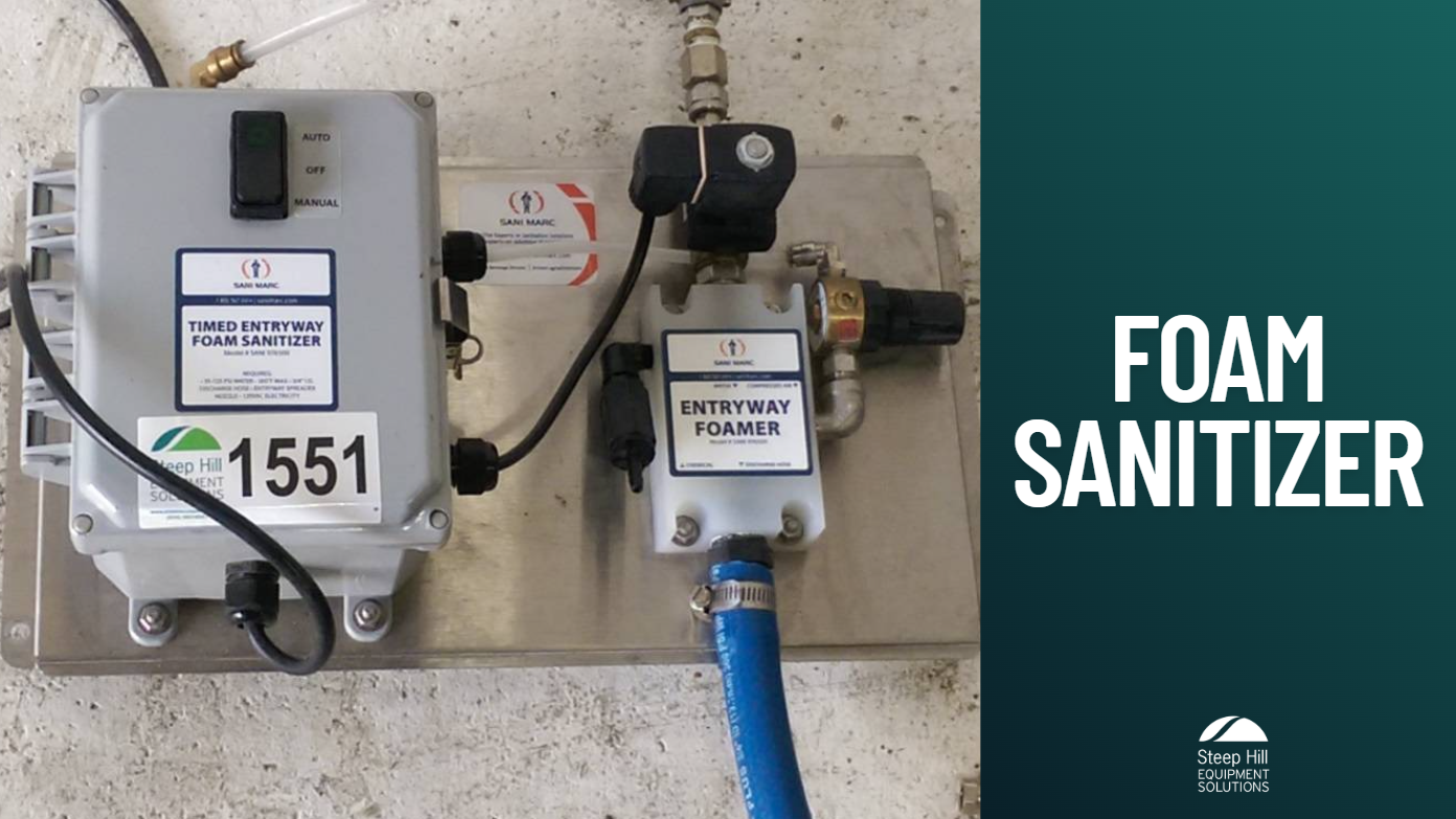 Used Sani Marc Timed Entryway Foam Sanitizer